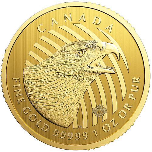 1 oz Gold Canadian Golden Eagle Coin (2018)