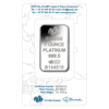 1 oz PAMP Suisse Fortuna Platinum Bar 3