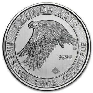 1.5 OZ Canadian Silver Falcon Coin (2016)