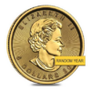Gold Elizabeth Canadian Maple Leaf Coin