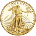 Proof American Gold Eagle Coin Random Year with Box COA