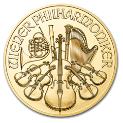 Gold Austrian Philharmonic 1/10 oz