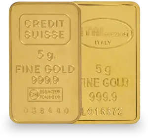 Gold Bar 5 gram (generic LBMA)