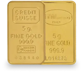 Gold Bar 5 gram (generic LBMA)