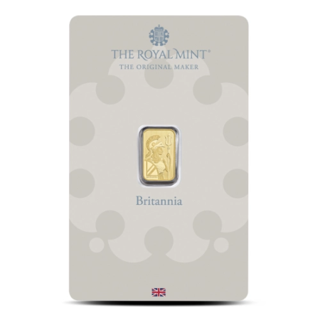 Gold Bar 1 gram Britannia